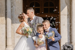 mariage Yenne sortie eglise