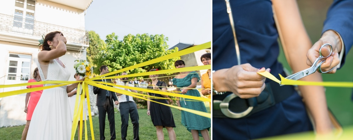 ronde à ruban en couple chateau saint offenge
