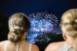 feu d'artifice mariage Trésoms