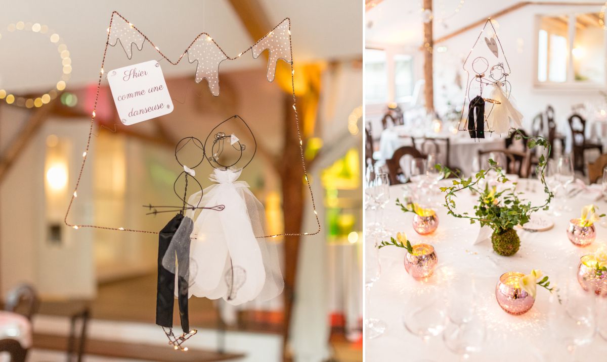 détail de mariage au clos de florie