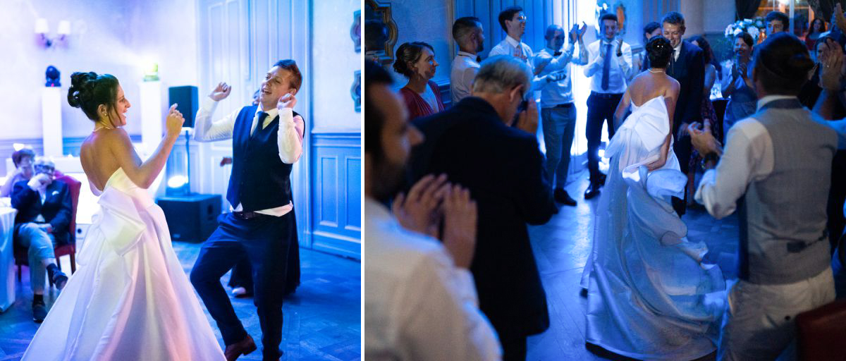 soirée de mariage au château des comtes de challes