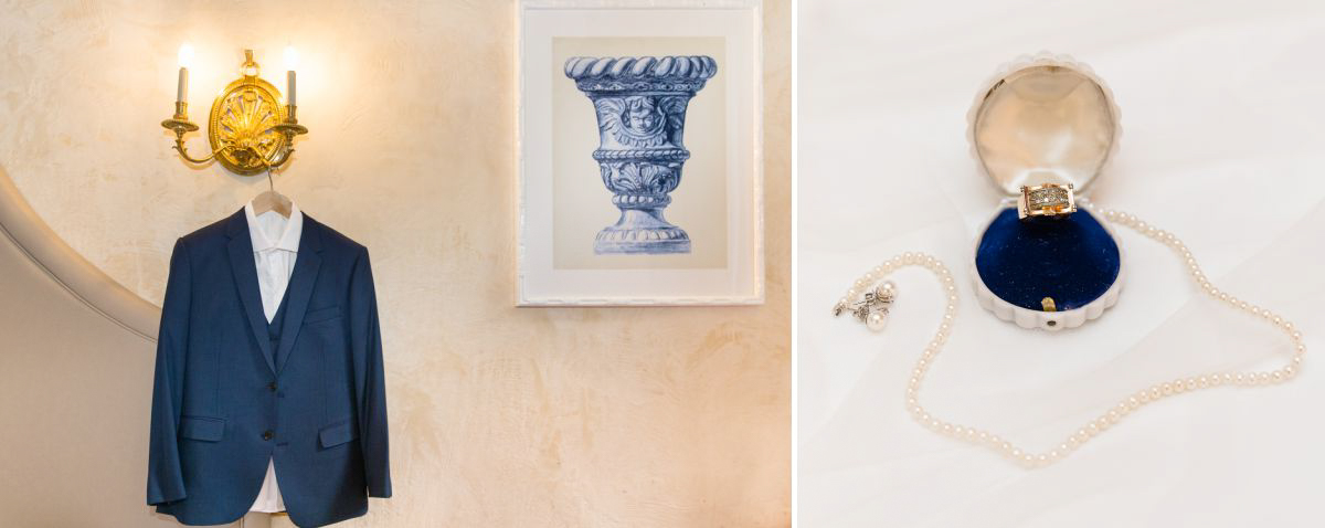 bijou et costume mariage