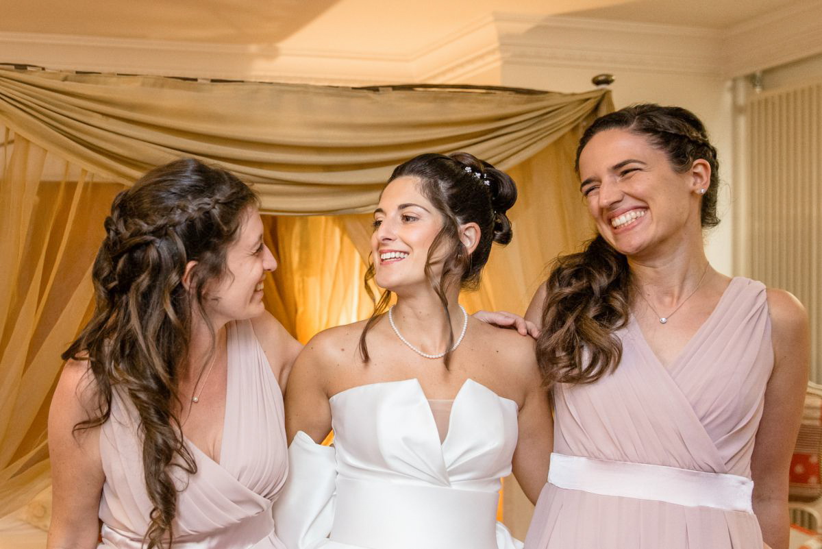 la mariée et ses témoins