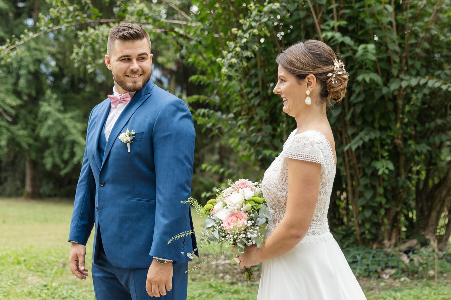 découverte des mariés