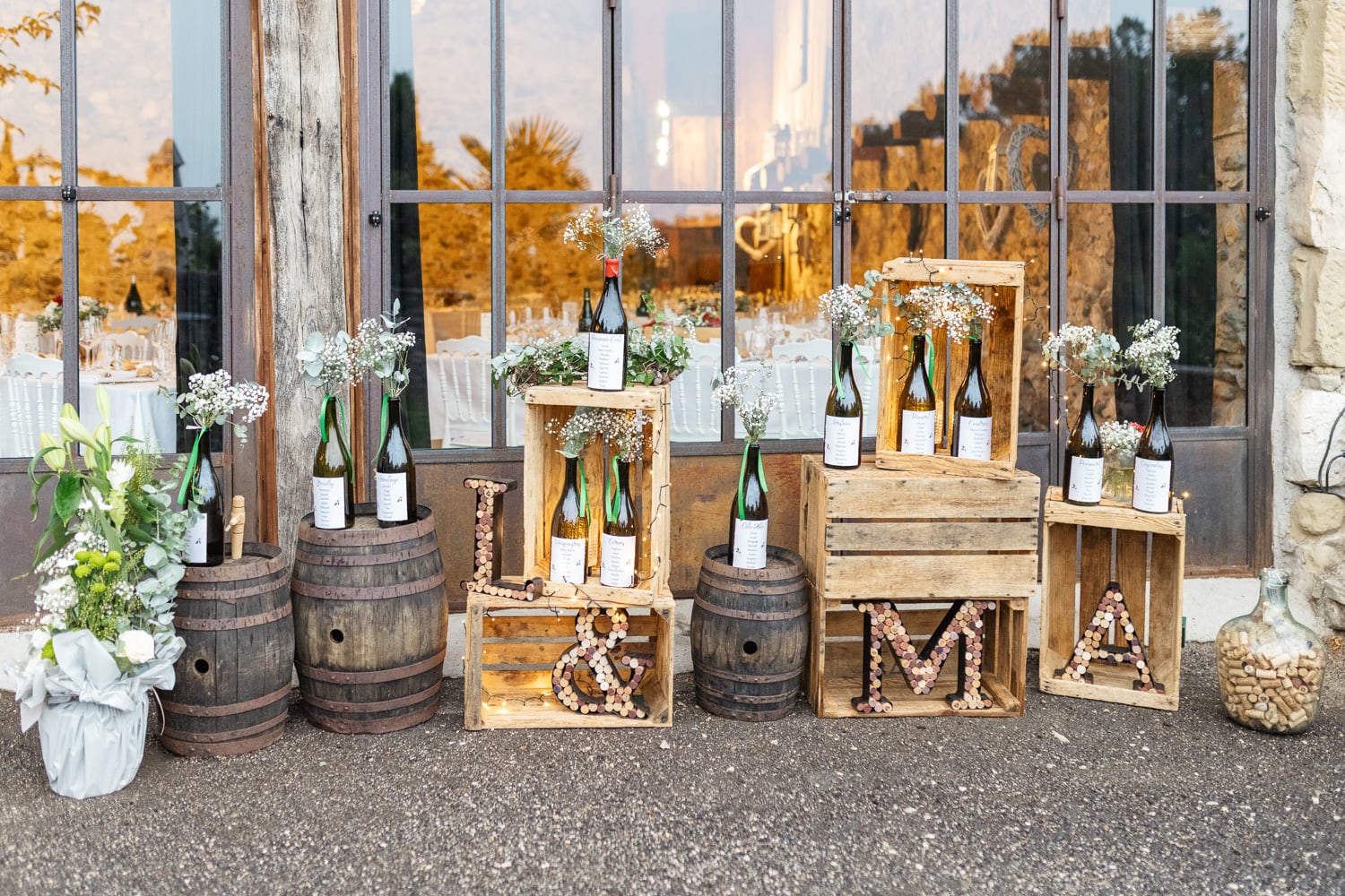 déco extérieure du château de Morgenex