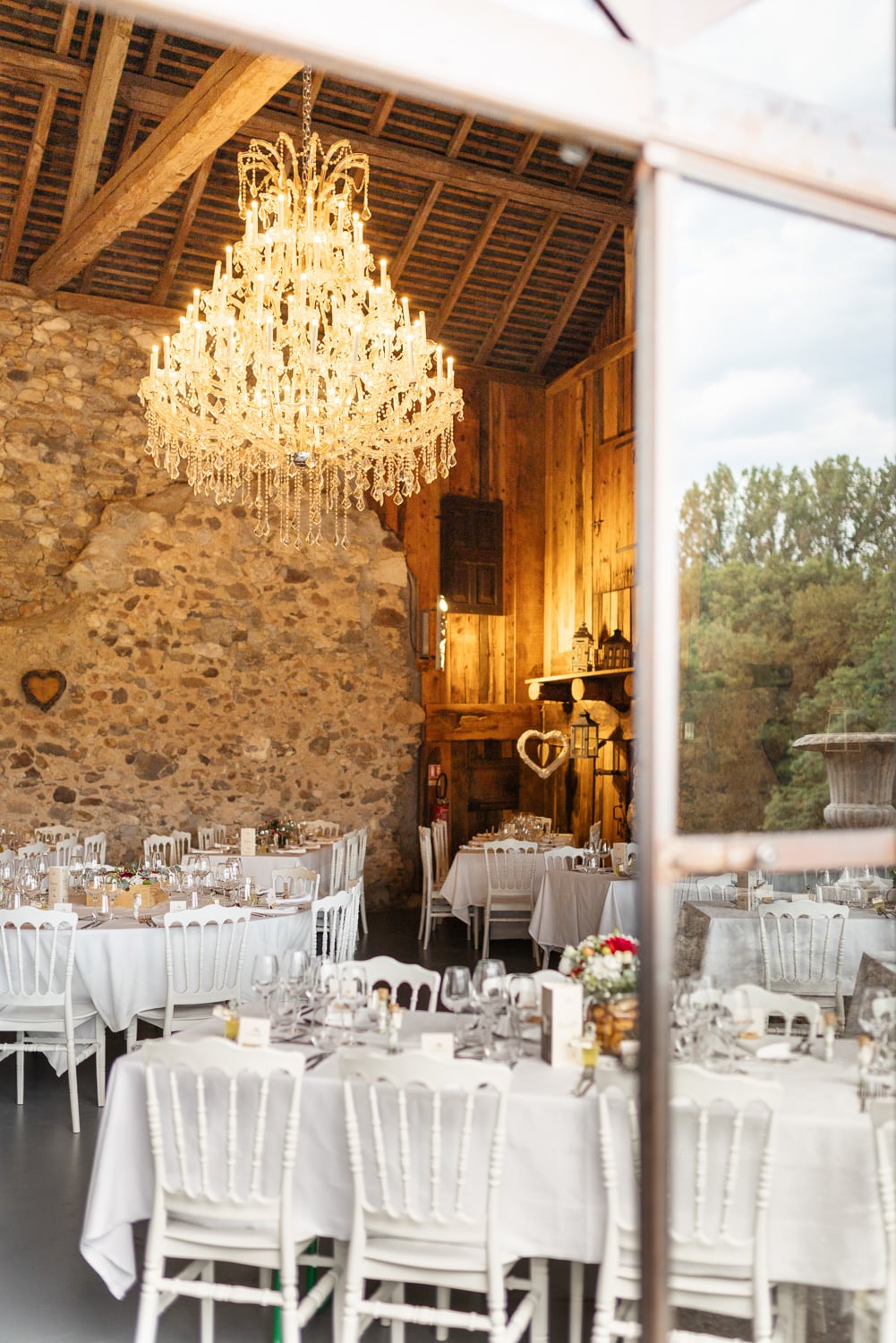 entrée de la salle de réception