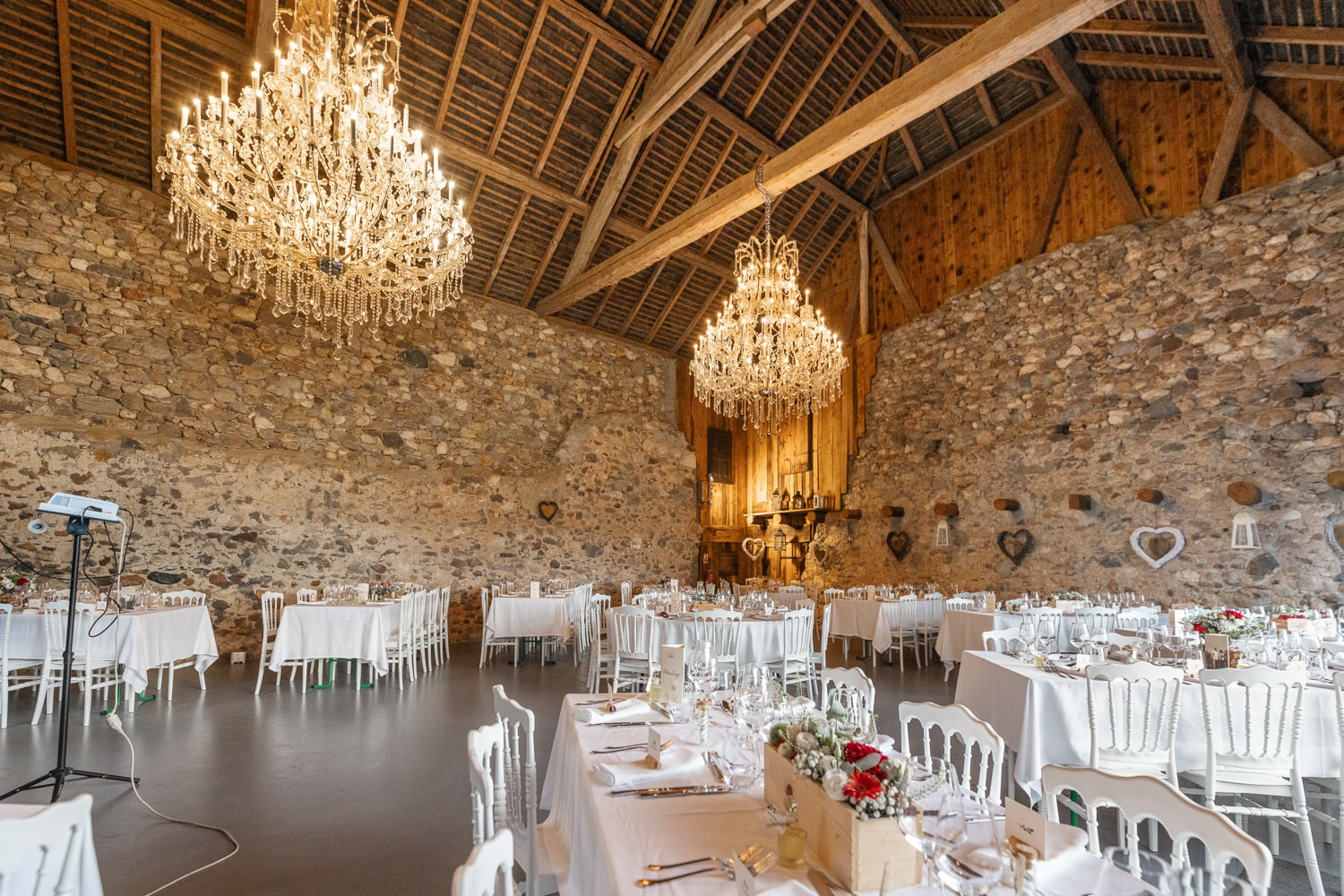 salle de réception du château de Morgenex