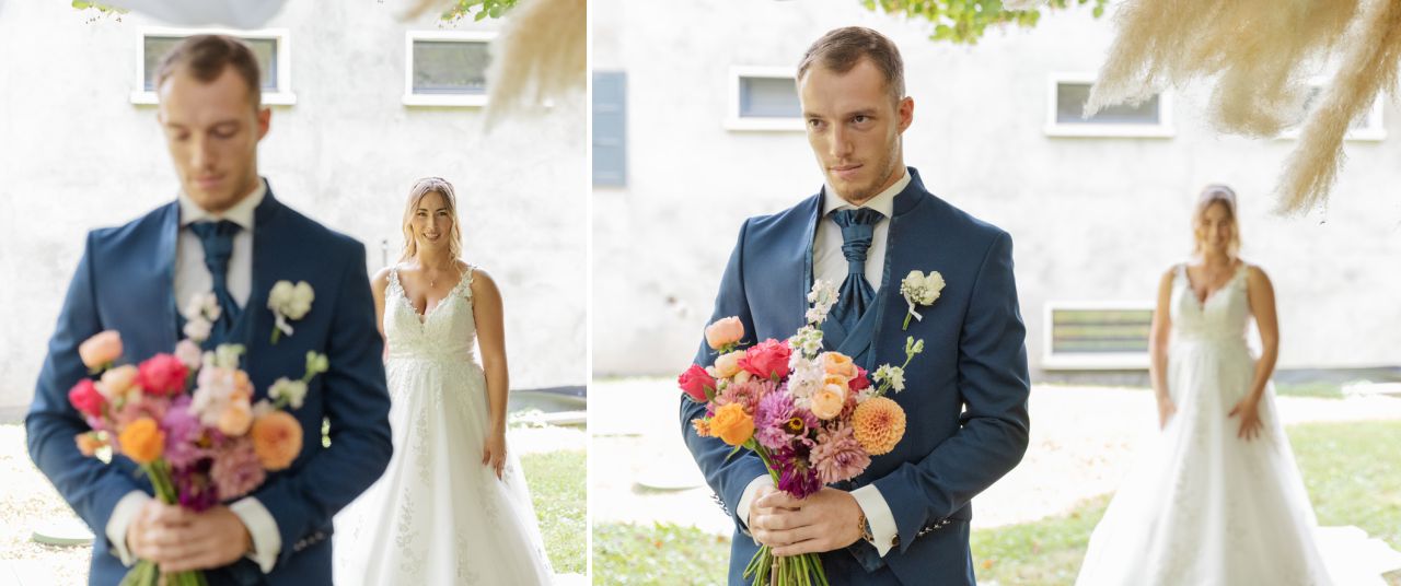 découverte des mariés