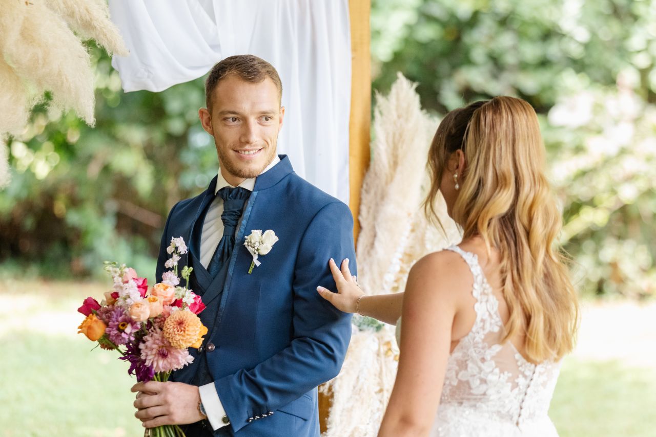 découverte des mariés