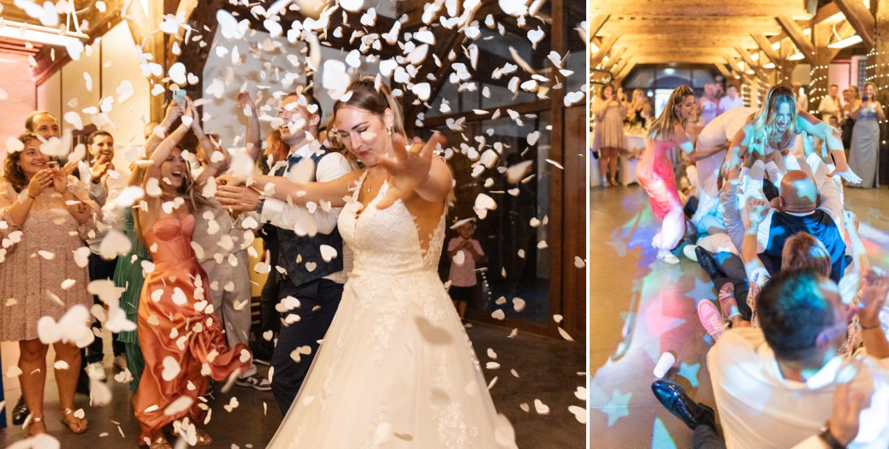 entrée dans la salle